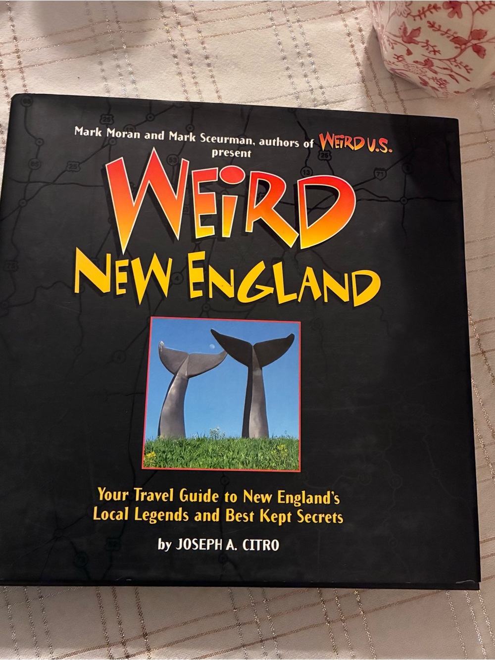 Weird New England Hardcover Book - Black Cover with Red & Yellow Title
